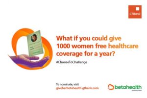 Read more about the article GTBank to give 1,000 Women Free Health Coverage for one Year; Calls for Nominations