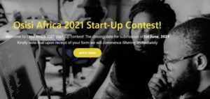 Read more about the article Call for Applications: Osisi Africa 2021 Start-Up Contest (N5 million Business Funding)