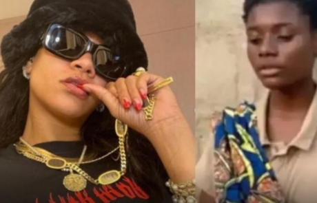 You are currently viewing Rihanna reaches out to 17-year-old Nigerian hawker who sings with beautiful voice.