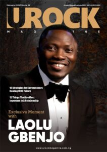 Read more about the article February edition of Urock Magazine featuring Laolu Gbenjo.